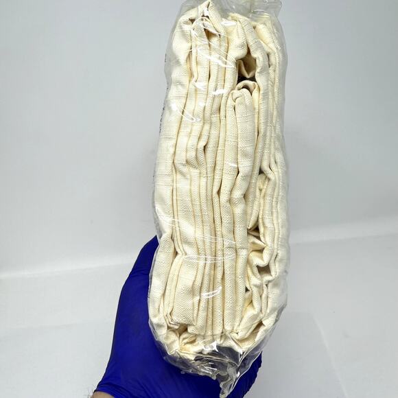 Pottery Barn Emery Linen Curtains 50" W x 84" L Light Filtering Pair 2 Ivory - Picture 6 of 13